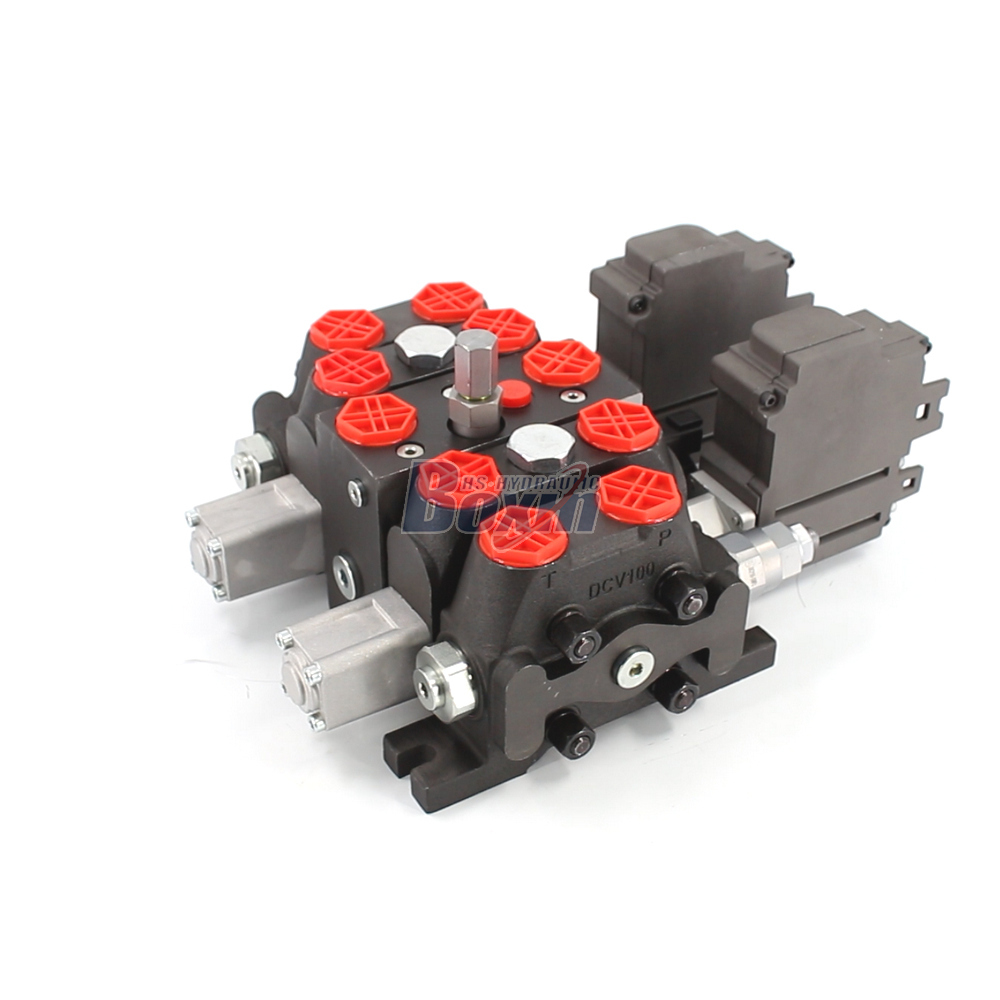 Bulk Supply DCV100EMA-YT-JYT-J-K Electric Motor 2 Spool Sectional Directional Valve cover photo